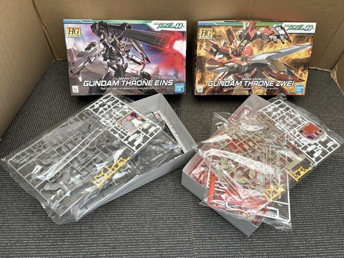 #新品【4個セット バンダイ 1/144 HG ガンダムスローネ アイン／ツヴァイ／グレイズリッター（カルタ）／イオフレーム獅電改】P04148_画像3