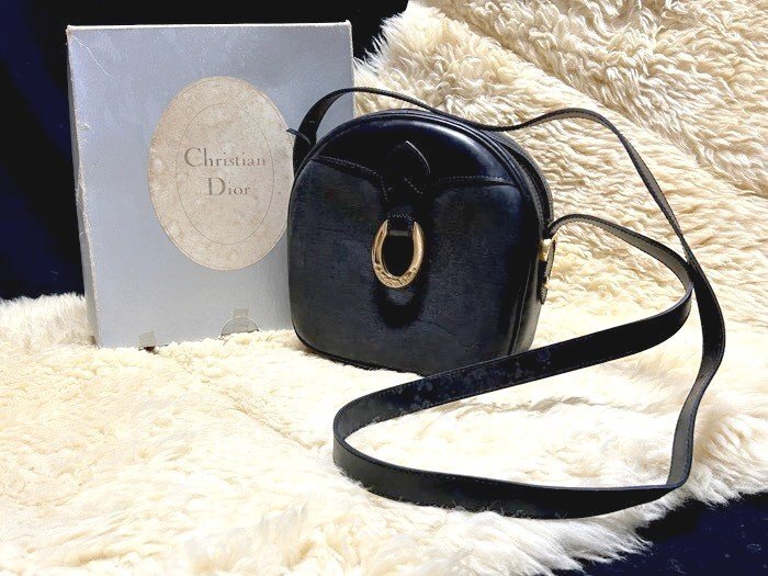 ◇ヴィンテージディオール【クリスチャンディオール Christian Dior トロッター柄 ショルダーバッグ 斜め掛けでご旅行に！】P04278の画像2