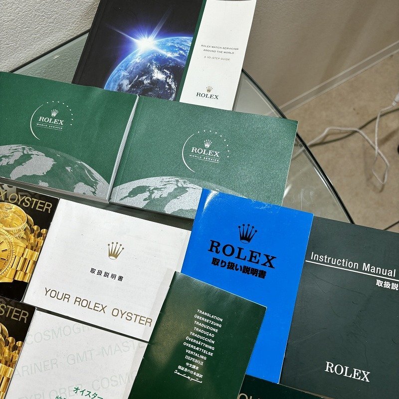 Ω希少品！【ROLEX ロレックス 取扱説明書 冊子 WORLD SERVICE OYSTER サブマリーナ など おまとめ 17冊セット ヴィンテージ】NA01067_画像3