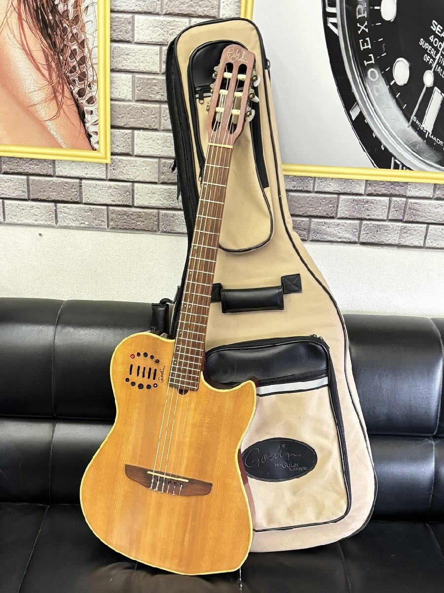 ●【Godin ゴダン Multiac Nylon Duet マルチアック ナイロンデュエット 2003年製 エレガット ガットギター ナイロン 人気】SF-12724の画像1