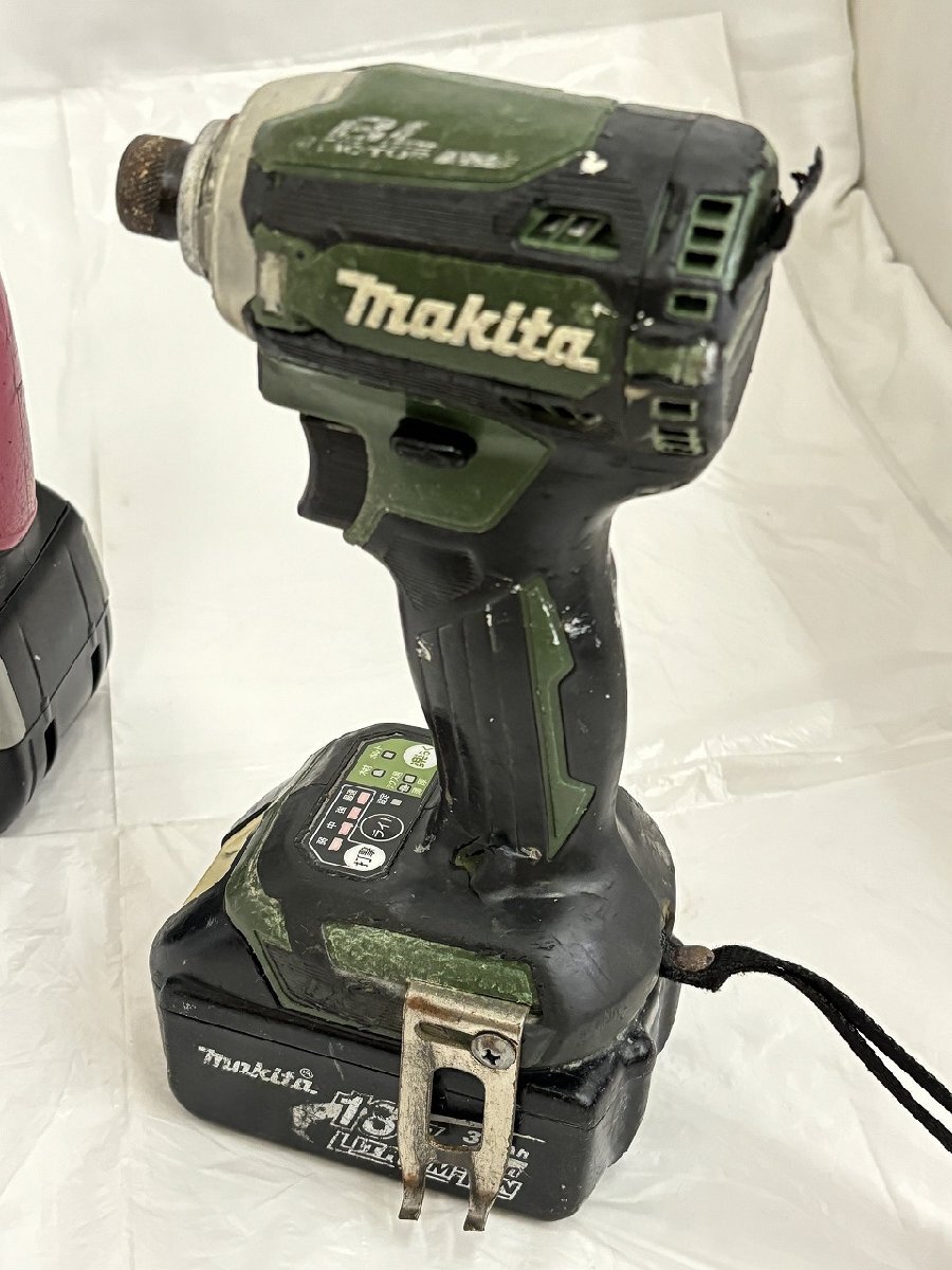 ●【makita マキタ 丸ノコ KS5000FX インパクトドライバ TD171D 日立工機 タッカ N14DSL 電動工具 工具おまとめ プロ DIY】SF-12817の画像5