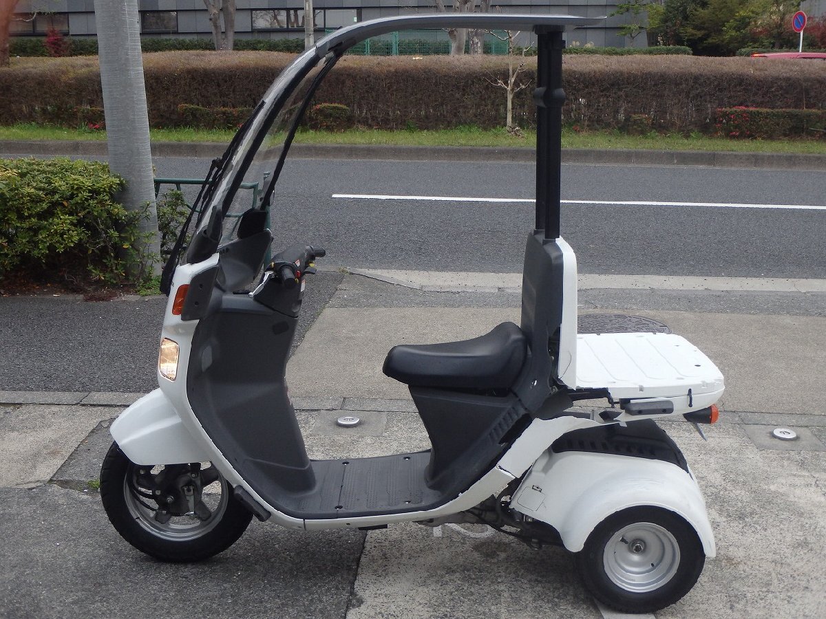 3万7千km TA03-131 ミニカー ジャイロキャノピー エンジン可動 4スト 車体 フロントカウル ホイール リアフェンダー ホンダ東京八王子89-11の画像9