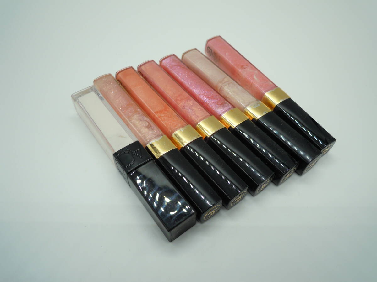  Chanel CHANELre-bru sun tiyanto lip gloss 6ps.@+ Adi comb .n 1 pcs [33 number 88 number 131 number 152 number 287 number 407 number ]