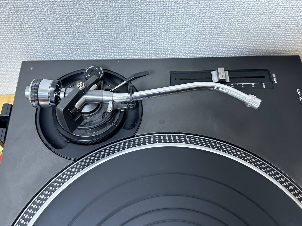 メンテナンス済 動作良好★Technics SL-1200Mk3-K★取説（コピー）付 テクニクス ダイレクトドライブ レコードプレーヤーの画像3