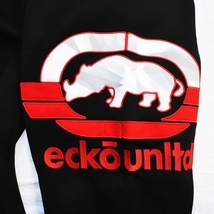 ECKO UNLTD / eko - Unlimited BIG PATCH ECKO LOGO SWEAT PANTS BLACK BIG SIZE