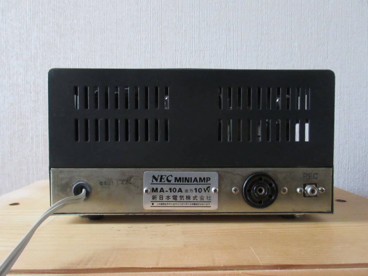 NEC MINI AMP MA-10A  新日本電気製 ハンドワイヤード フルチューブアンプヘッドの画像2