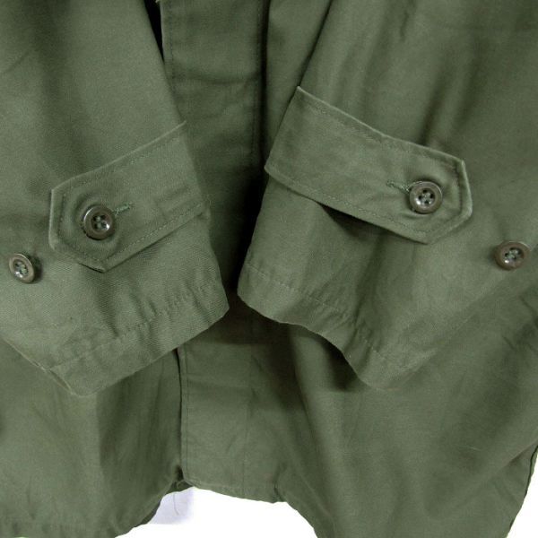 ユーロ ミリタリー サイズ XL 程度 スペイン軍実物 フィールド ジャケット オリーブ グリーン 古着 ビンテージ 4A0101の画像6