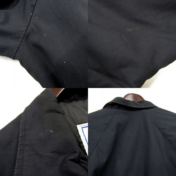 00s 米軍実物 サイズ M程度 U.S.MILITARY ユーティリティ ジャケット 中綿 ブルゾン ブラック ミリタリー 古着 ビンテージ 4A1101の画像5