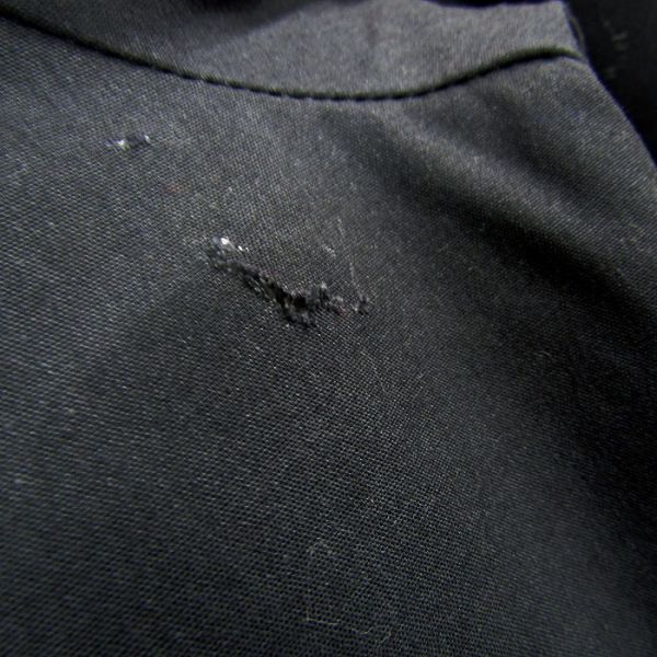 00s 米軍実物 サイズ M程度 U.S.MILITARY ユーティリティ ジャケット 中綿 ブルゾン ブラック ミリタリー 古着 ビンテージ 4A1101の画像8