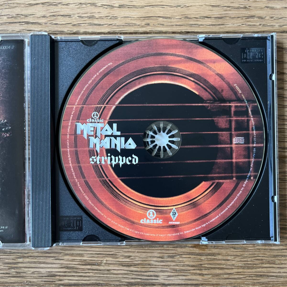 US盤　CD VH1 Classic Metal Mania: Stripped 60004-2_画像4