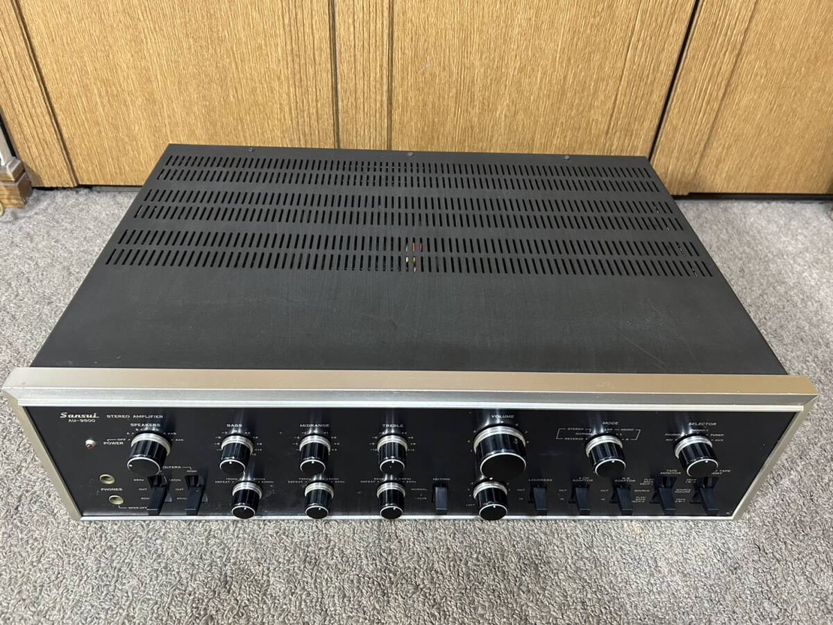 【動作品】サンスイSANSUI AU-9500 プリメインアンプ 【通電確認済み】_画像7