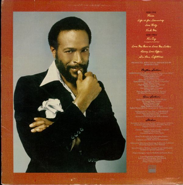 USオリジLP！Marvin Gaye / In Our Lifetime 81年【Tamla / T8-374M1】マーヴィン・ゲイ Mobb Deep サンプリングネタ ソウル ファンクの画像3