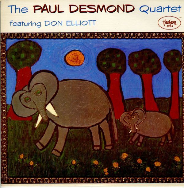 USオリジLP！ The Paul Desmond Quartet Featuring Don Elliott / S.T. 84年【Fantasy / F-3235】 DON ELLIOTT NORM BATES JOE CHEVROLET_画像1