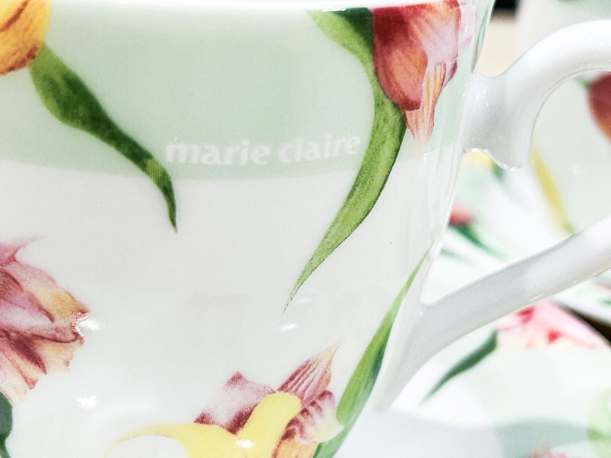 Marie Claireマリクレール　ペアカップ&ソーサー 