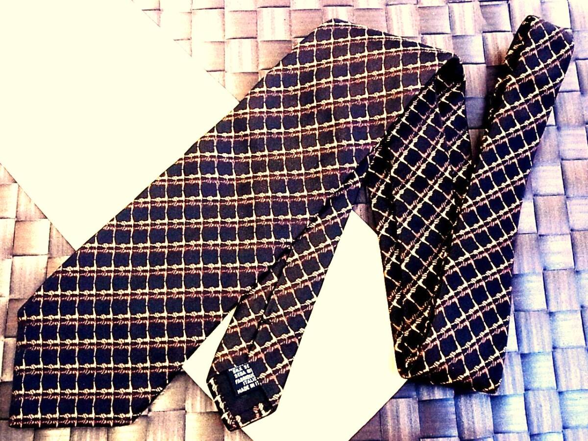 [ прекрасный товар только ] ограниченная выставка!# бренд галстук #2802# Trussardi 