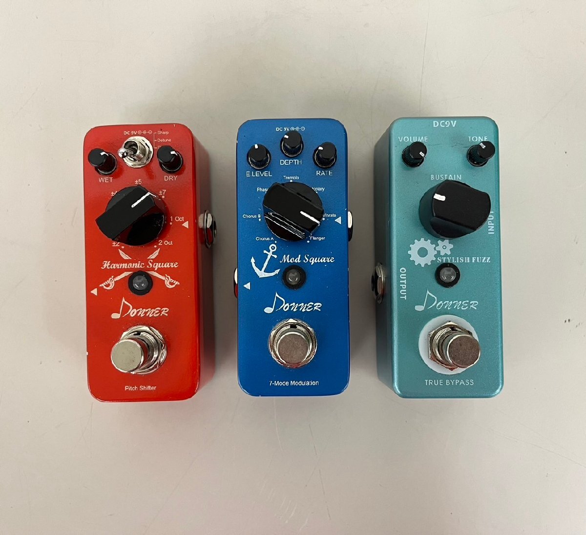 □s284 ジャンク★Donner ドナー MINI PEDAL・300 SERIES PEDAL エフェクター/EBS SWEDEN ケーブル/その他まとめの画像7