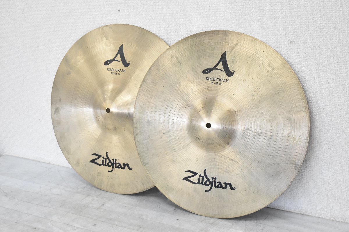 Σ1974 中古 Zildjian A ROCK CRASH 18/45cm ジルジャン シンバルの画像1