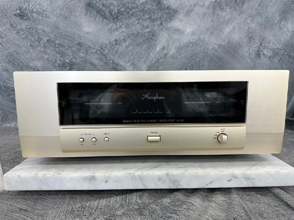 □t2682 中古★Accuphase アキュフェーズ A-30 ステレオパワーアンプの画像3