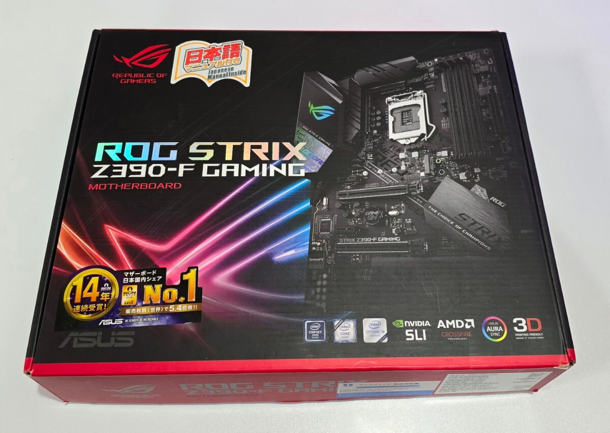 ASUS ATX マザーボード ROG STRIX Z390-F GAMING _画像1