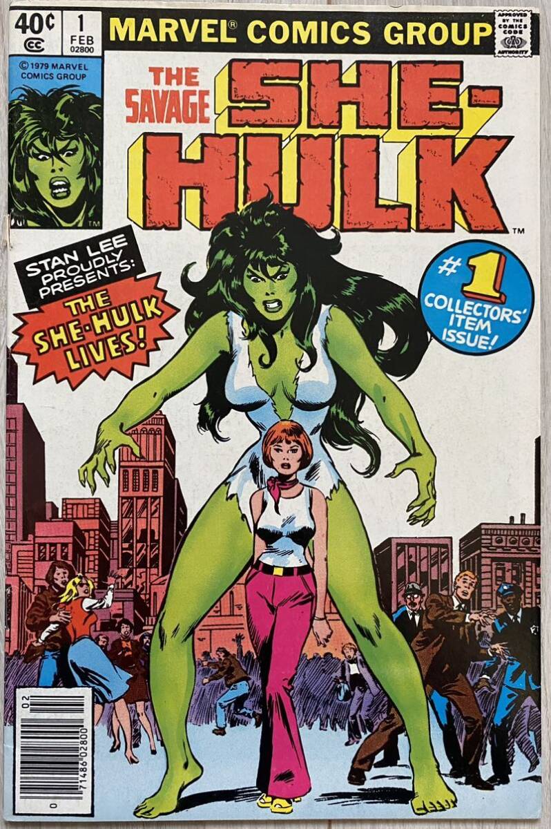  American Comics She hulk #1 первый появление Халк marvel Человек-паук ma- bell 1979 год spiderman X-men X men leaf Vintage редкость товар 