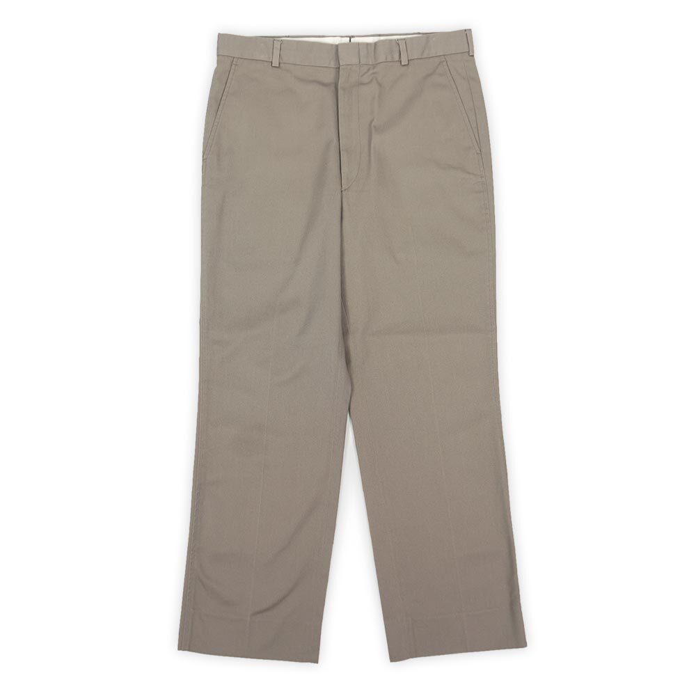 お歳暮 人気 エルエルビーン L.L.Bean 90s コットンワークパンツ USA製 アメリカ製 チノパン ビンテージ 古着 (-1712) ベージュ / カーキ W34 男性用