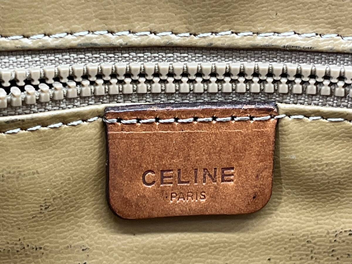 mi7494080/CELINE セリーヌ マカダム セカンドバッグ クラッチバッグ PVC レザー M06の画像8