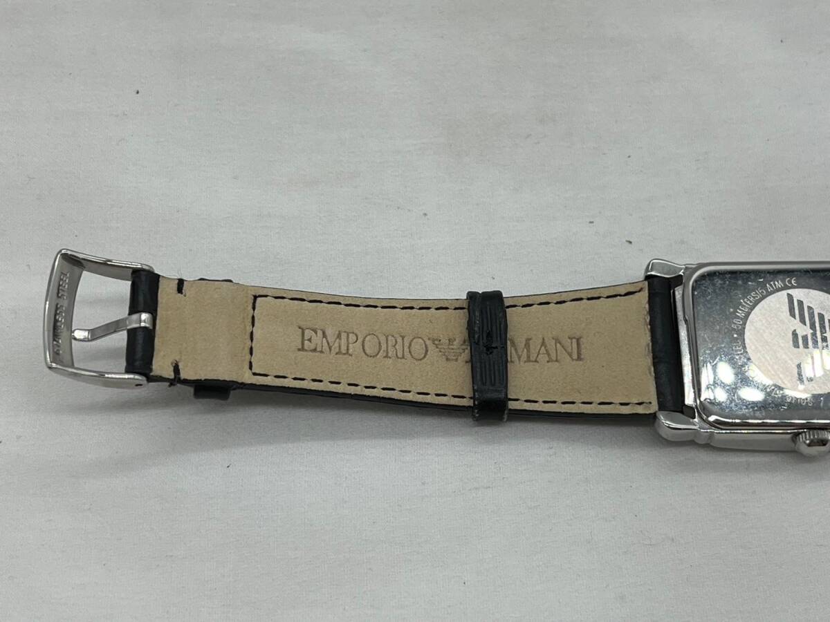 ay7548003/腕時計 エンポリオアルマーニ EMPORIO ARMANI メンズ スクエア AR-0231の画像7