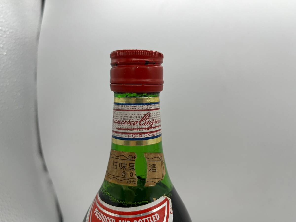 kj8768060/未開栓 CINZANO ROSSO チンザノ ロッソ ベルモット 甘味果実酒 古酒 1000ml 16° 洋酒 ITALY_画像7