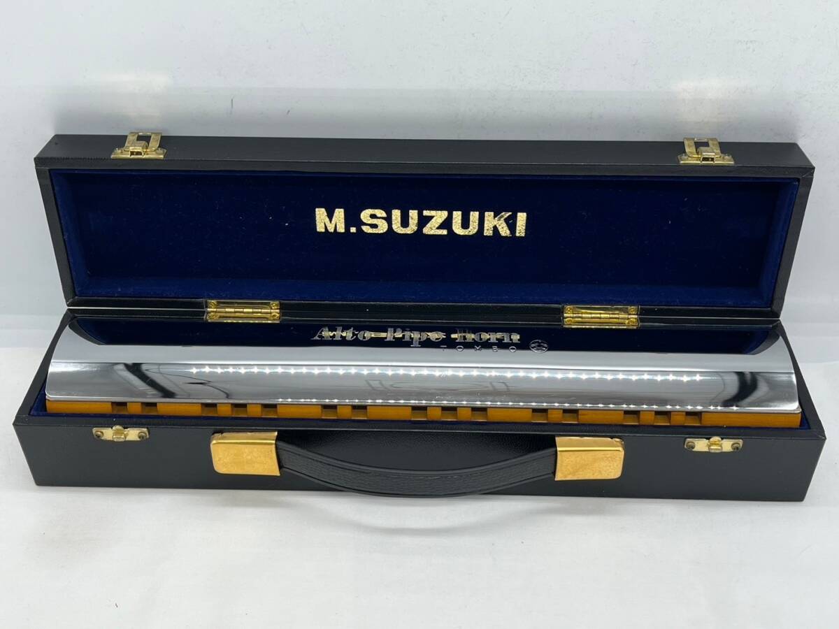 kj8769060/M.SUZUKI Suzuki Alto Single harmonica TOMBO hard case attaching present condition goods 