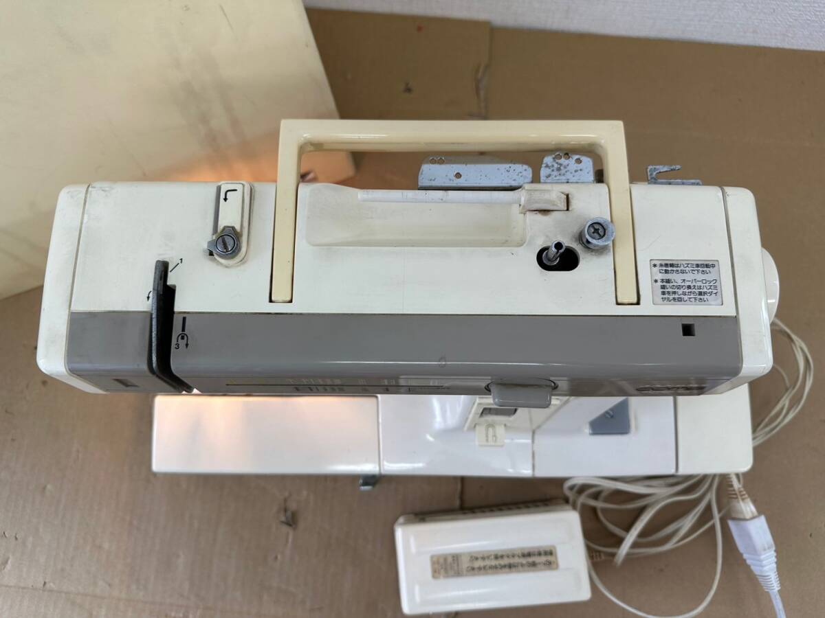 sk1557120/動品 JANOME ジャノメミシン MODEL2100 COMBI SUPER DX 裁縫 手工芸 ハンドクラフト 足踏みミシン 手芸の画像4