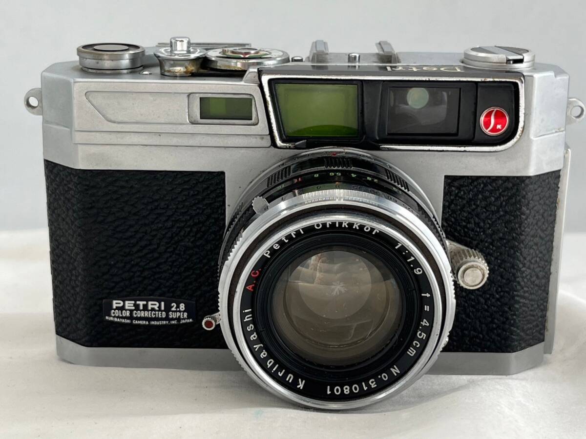 wk8839060/動品 PETRI ペトリ 2.8 COLER CORRECTED SUPER フィルムカメラ f=4.5cm 1:1:9 中古の画像2