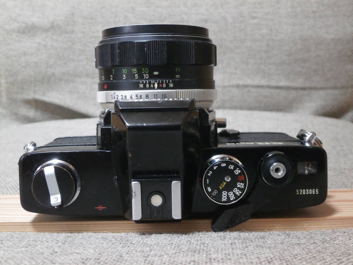 minolta SR 505 MC ROKKOR-PF 1:1.4 f=58mm レンズ付き 動作確認済みの画像6