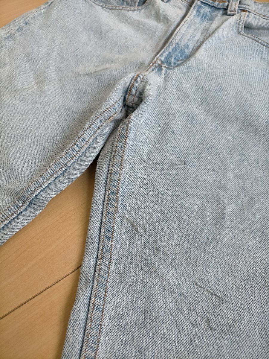 90s USA製 ビンテージ 94年 Levi's505-4834 リーバイス505 アイスブルー デニムパンツ W31L32 ★501ジーンズアメカジ古着_画像9