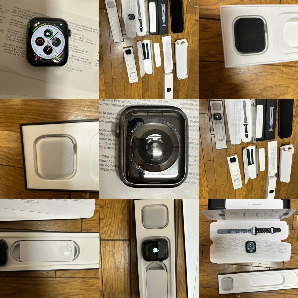 激安　美品おまけたくさん　Apple Watch アップル時計　NIKEバージョン44ミリ通信方式： GPSモデル アップルウォッチ アルミニウム_画像10