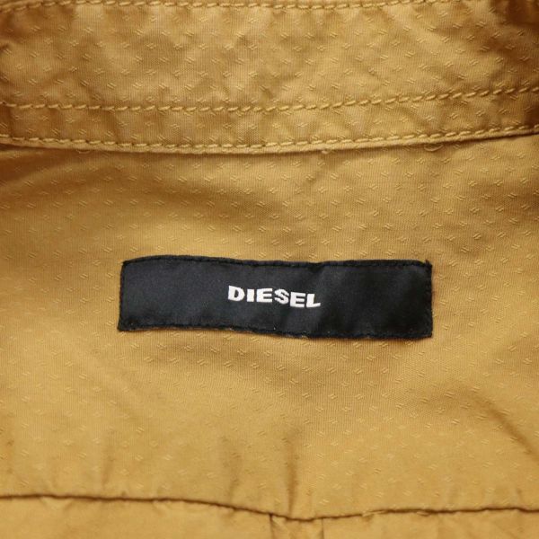 DIESEL ディーゼル 通年 ワッペン デザイン★ 長袖 ミリタリー ワーク シャツ Sz.L メンズ I4T00970_3#Cの画像7