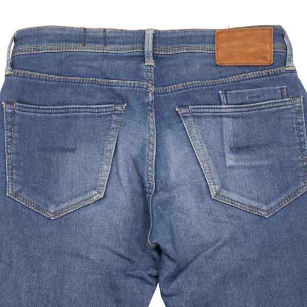 YANUK Yanuk [MICHEL] USED обработка * стрейч te вязаный тренировочный Denim брюки джинсы Sz.29 мужской сделано в Японии I4B00671_3#R