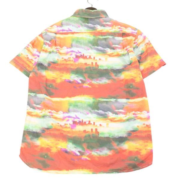 XLARGE エクストララージ 春夏 マルチカラー総柄★ 半袖 ボタンダウン シャツ Sz.M　メンズ　I4T01176_4#A_画像4