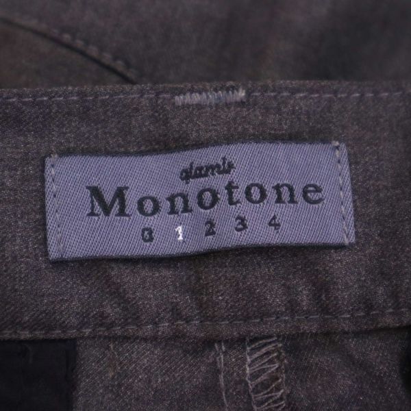  beautiful goods * glamb Monotone gram Monotone 17SS spring summer solid cutting Easy slacks pants Sz.1 men's gray I4B00763_4#P