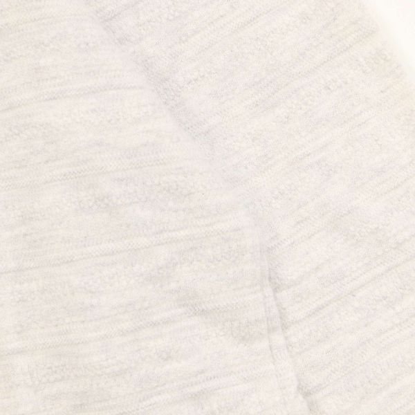 VIRGO ヴァルゴ 春夏 ジャガード柄★ 半袖 ニット ロング Tシャツ カットソー Sz.3　メンズ 日本製　I4T01391_4#D_画像3