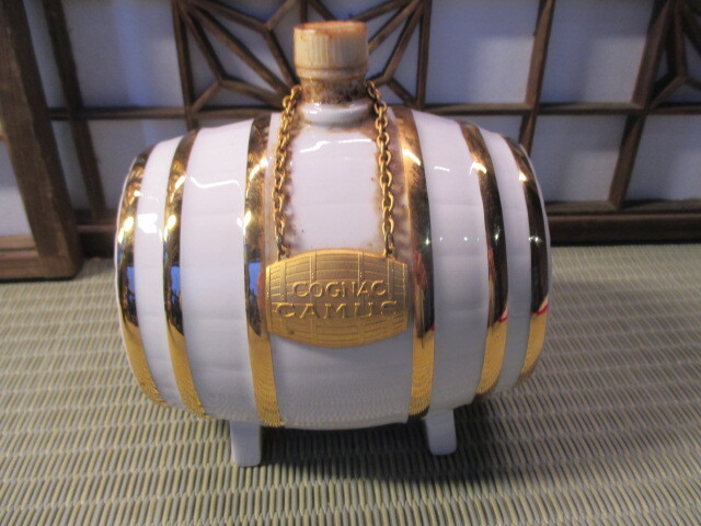 《和》　未開栓　古酒　 CAMUS NAPOLEON カミュ ナポレオン 樽型 陶器_画像1