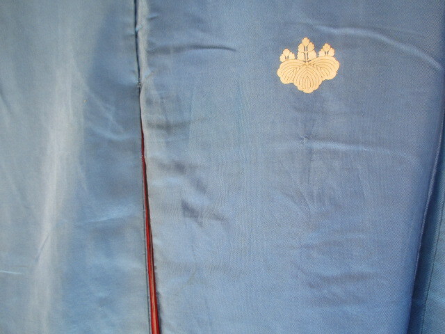 { мир } античный кимоно кимоно с длинными рукавами натуральный шелк три . туловище обратная сторона (. перо 2 -слойный ) кромка хлопок ввод старый ткань 