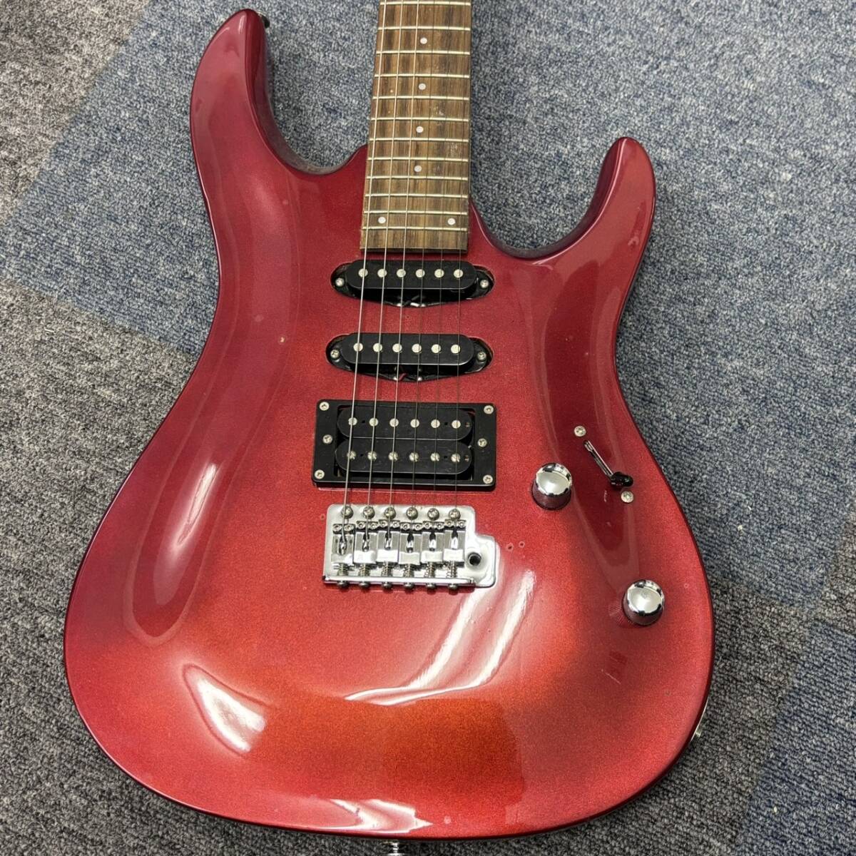 1000円スタート【音出しOK】ARIA PROII アリアプロツー エレキギター MAC-series 赤 中古の画像3