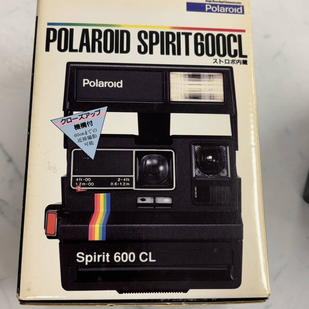 1000円スタート【動作未確認】Polaroid SPIRIT 600CL ポラロイド ポラロイドカメラ アンティーク 箱付き 中古