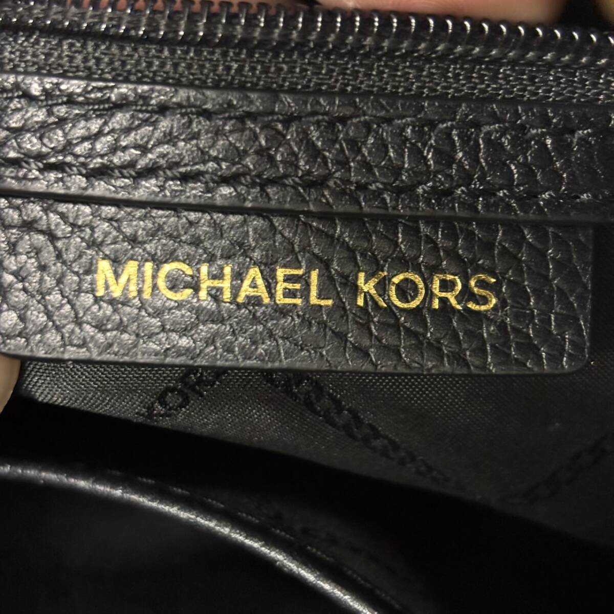 1000円スタート【中古品】MICHAEL KORS ハンドバッグ ショルダー マイケルコース レザー 2WAY_画像7