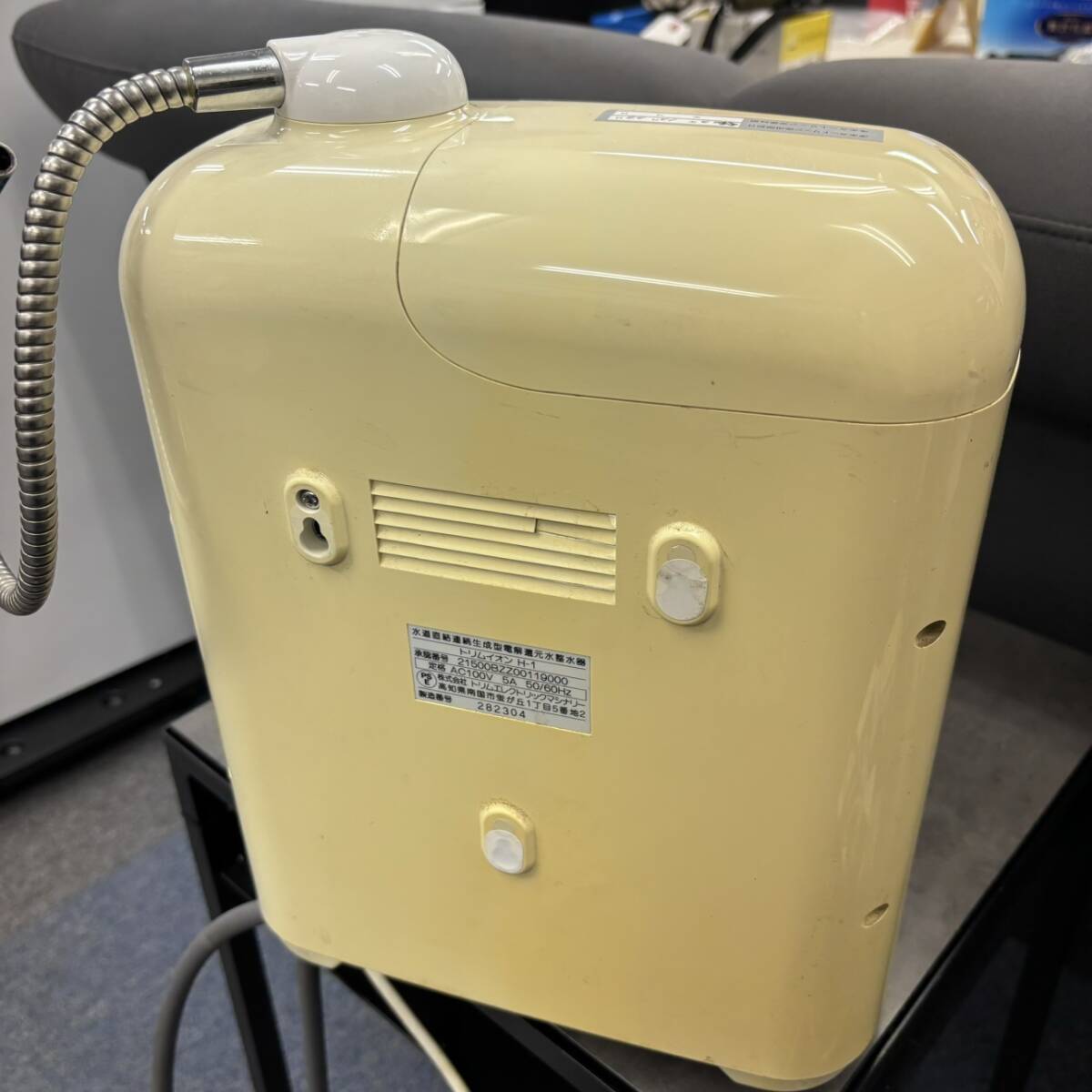 【中古品】TRIM ION トリムイオン トリムエレクトリックマシナリー H-1 整水器 アルカリイオン 水道直結連動生成型電解還元水整水器_画像5