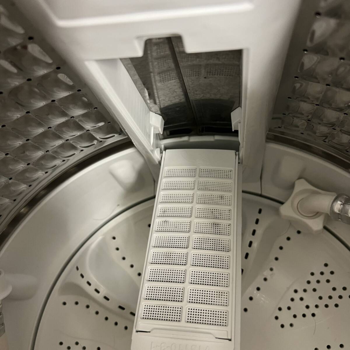 【稼動品】ELSONIC エルソニック 5.5kg EHX55DD 全自動洗濯機 生活家電 中古の画像5