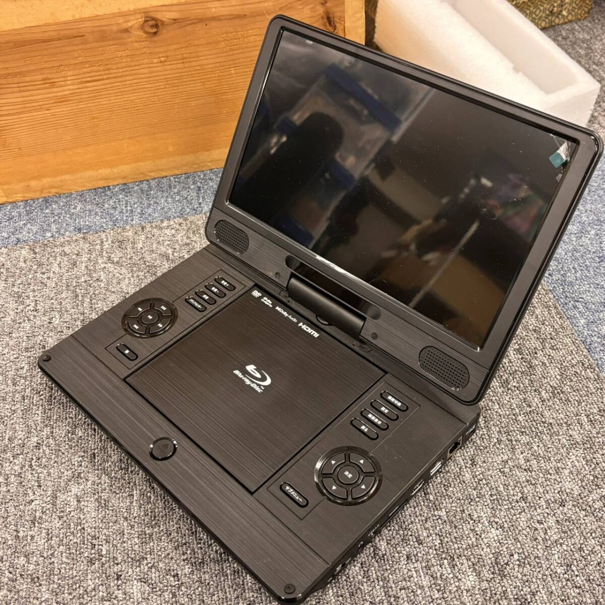 1000円スタート【稼動品】アグレクション 12PB Superbe 11.6インチ ポータブルブルーレイプレーヤー 中古