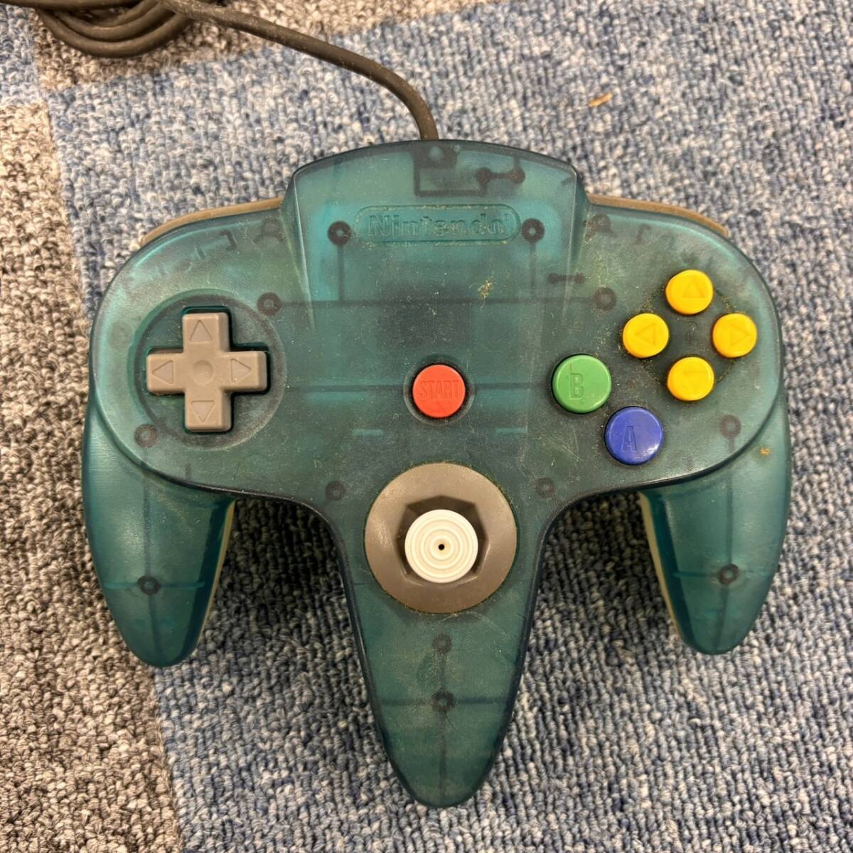 1000円スタート【動作未確認】NINTENDO NUS-001 Nintendo64 クリアブルー スケルトン 任天堂 中古