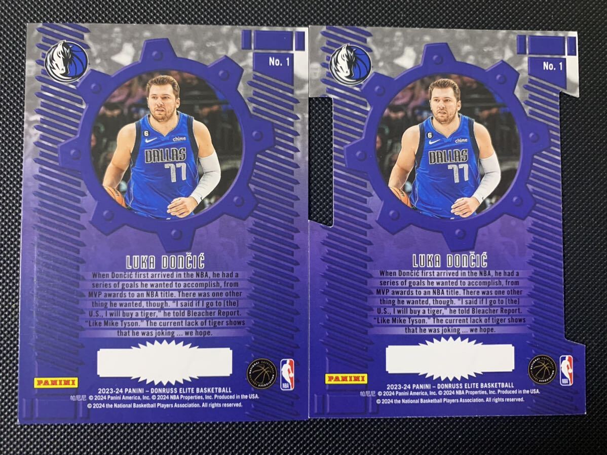 【Luka Doncic】2023-24 Panini Donruss Elite Base purple craftmen パラレル インサート  ドンチッチの画像2