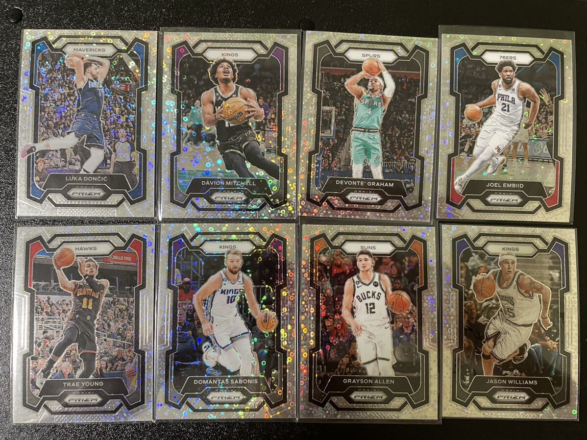 2023-24 Panini Prizm fast break NBA luka doncic trae young embiid Prizm Fast Break インサートなど8枚セット NBAカード ドンチッチの画像1